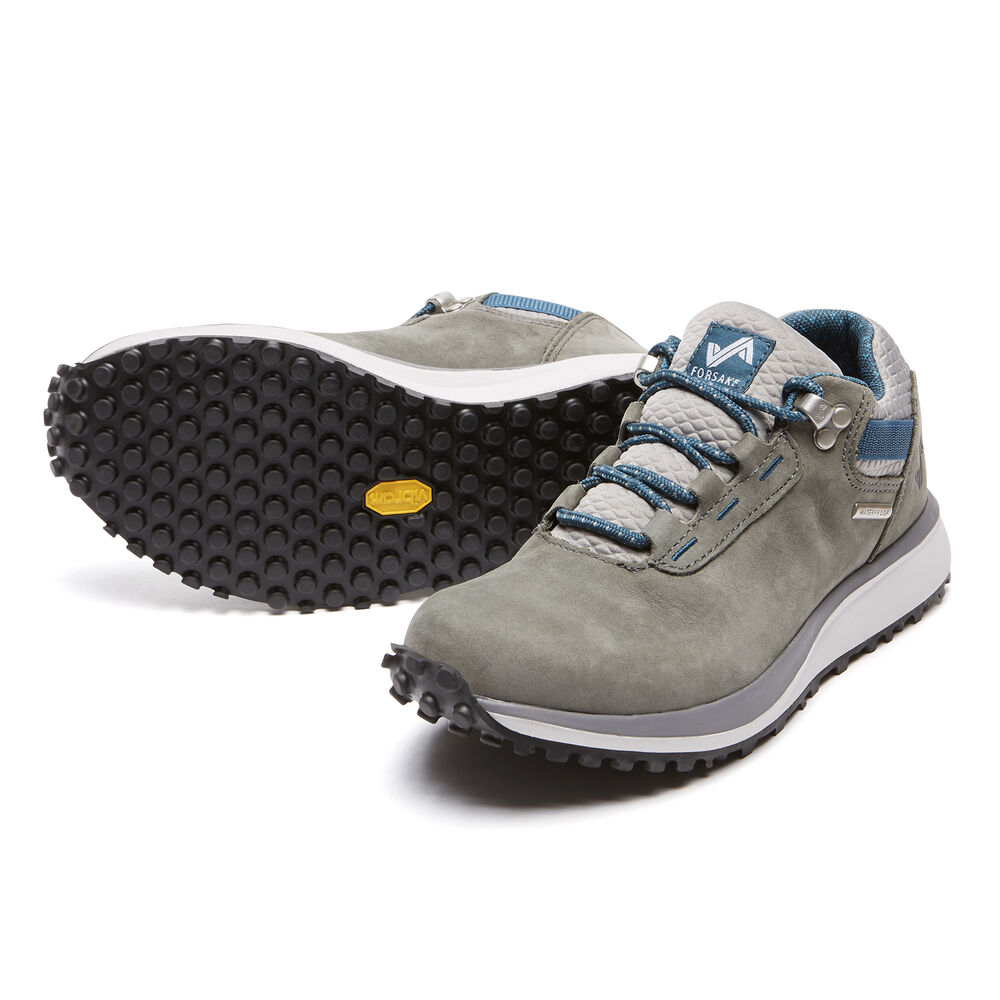 Vibram Sole Forsake Range Low Mens Boots Grey Australia (NPE160578)